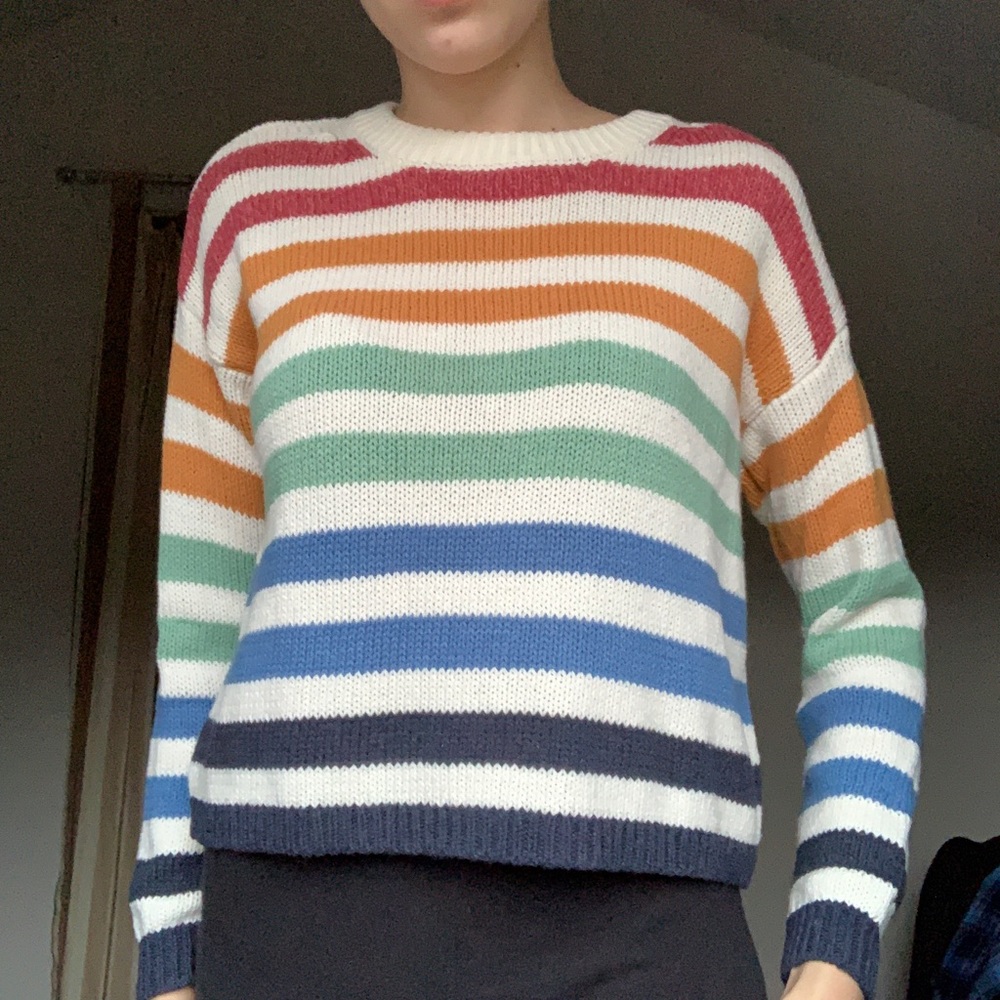 American Eagle Striped Sweater - Picture 6 of 6